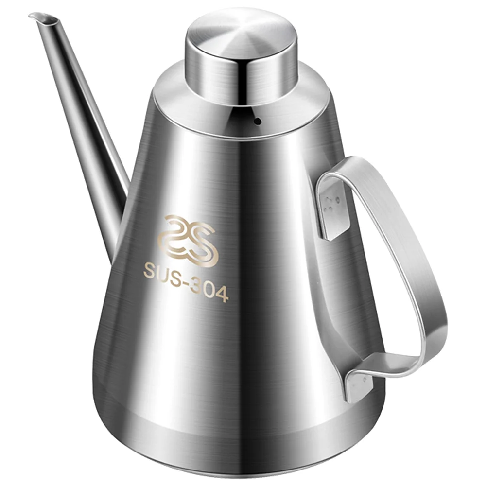 오일병 올리브 디스펜서 양념 통 용기 냄비 조미료 일본 소스 식초 주방 요리 디캔터 액체 스테인레스 스틸  Best5