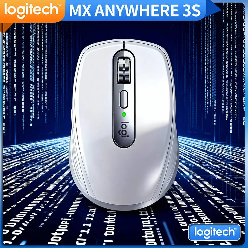 

Premium Logitech MX Anywhere 3S - 8000 DPI, MagSpeed Scroll, Silent Click, Office Travel Use, Multi-OS Support, Anti-Slip Grip
