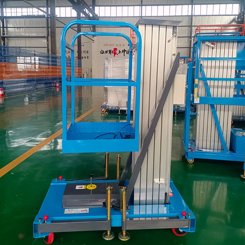 Customized  Compact Size Light Weight Aluminum Alloy Man Lift Platform Electric Scissor Lifter