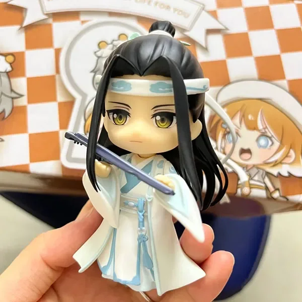 Patriarch of Magic Dao Figures Wei Wuxian Lan Wangji Cute Collection Dolls Pvc Movable Model Ultra Light Clay Toy Ornament Gifts