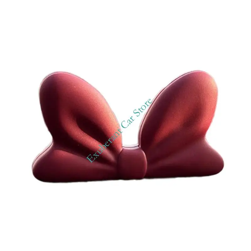 H3CE Center Console Bowknot Decoration Gift for Women Girl Enhances Beauty and Dashboard Bowknot Ornament Easy