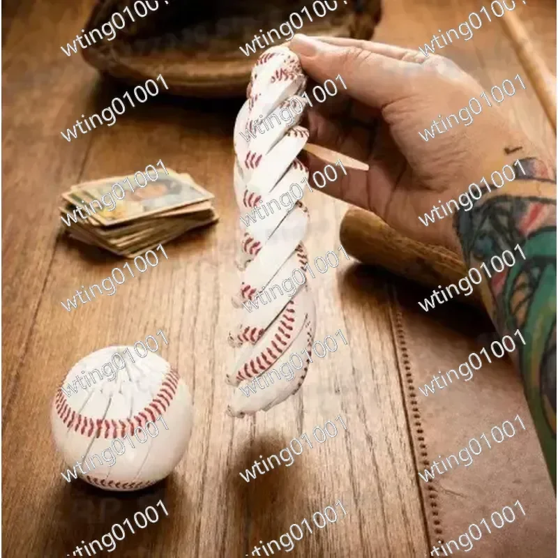 for Spot Baseball Fidget Toy 3D Printed Finger Ball Stress Relief Sensory Game Desktop Decompression Novelty Gift for Kids