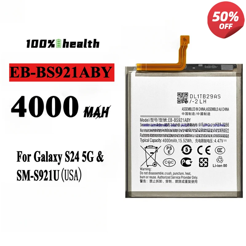 2024 New Battery For Samsung Galaxy Note Tab Active Ace S5830 T365 4 A05 A13 A22 A23 A24 F23 S22 M52 A53 Plus Ultra 5G