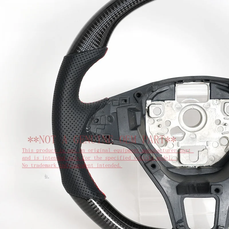 For 12-18 Volkswagen Lavida Carbon Fiber Competition Racing Modified Steering Wheel Horn Cover Horn Shell Decorative Cover