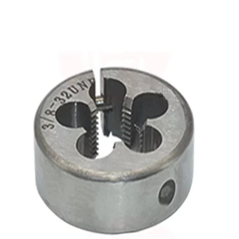 2pcs  HSS adjustable dies UNC / UNF round screw threading dies american system customize adjustable alloy dies