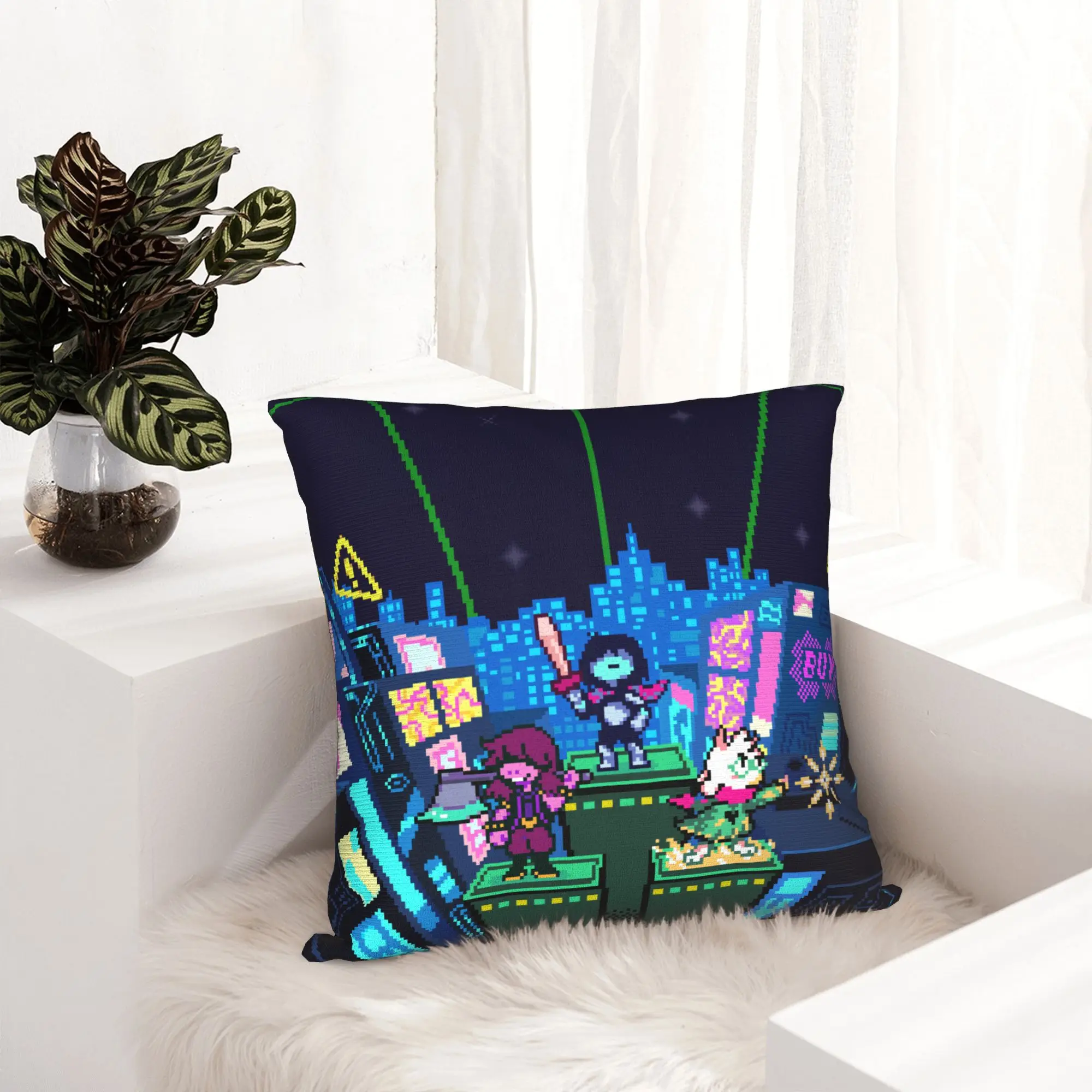 Deltarunes Kris Ralsei Susie Pillowcase Soft Cushion Cover Decorative  Pillow Case Cover Home Square