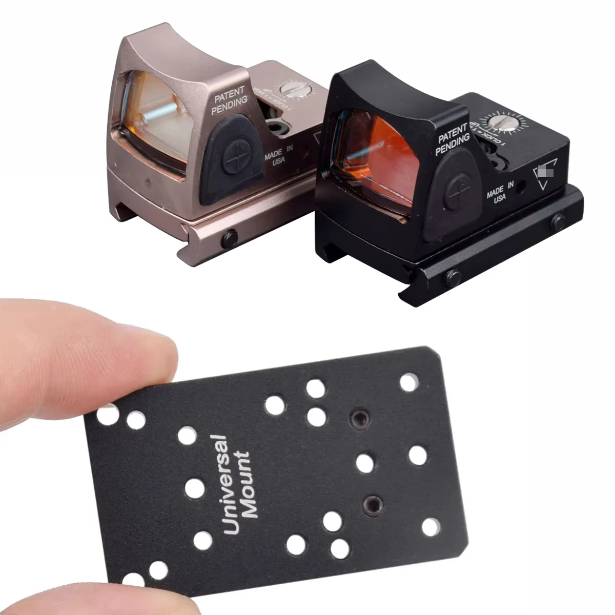 

Tactical Glock Mount Rear Sight Mount Plate Base Mount Fit For Universal Red Dot Sight Pistol Accessories For RM