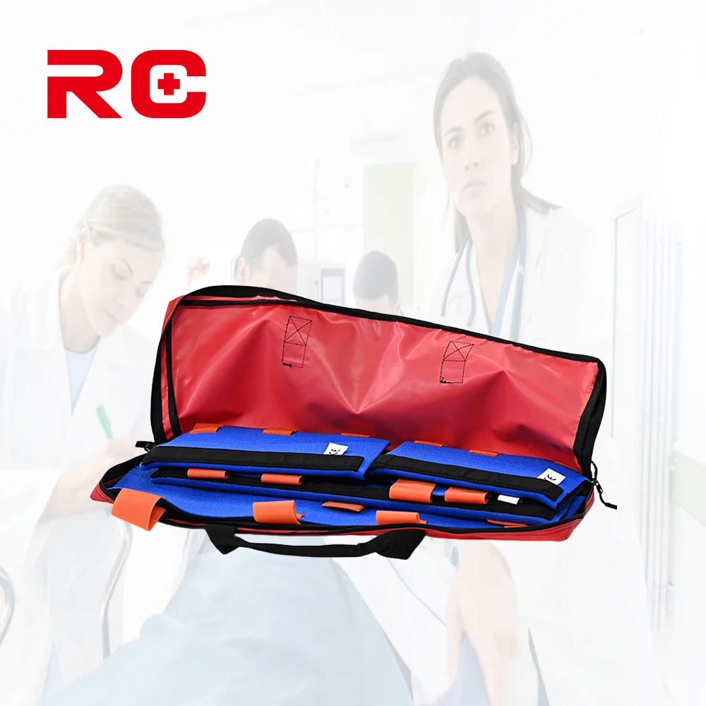 Emergency Fracture Care Immobilizer Adult Traction Splint Arm Leg Shoulder Splints EMT Paramedic Medical Fracture Splint Kit