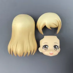 Ob11 gsc-おもちゃの人形,粘土の白いモデル,ヘアアクセサリー