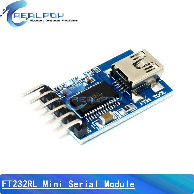 레드 블루 미니 FTDI USB 3.3V 5.5V-TTL 직렬 어댑터 모듈, 아두이노 FT232 프로 미니 USB-TTL 232 미니 타입 C, FT232RL