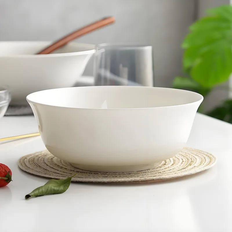 6 inch, fine bone china ramen noodle bowlsalad bowl, Japanese style ceramic pottery salad bowl, thermos container for food