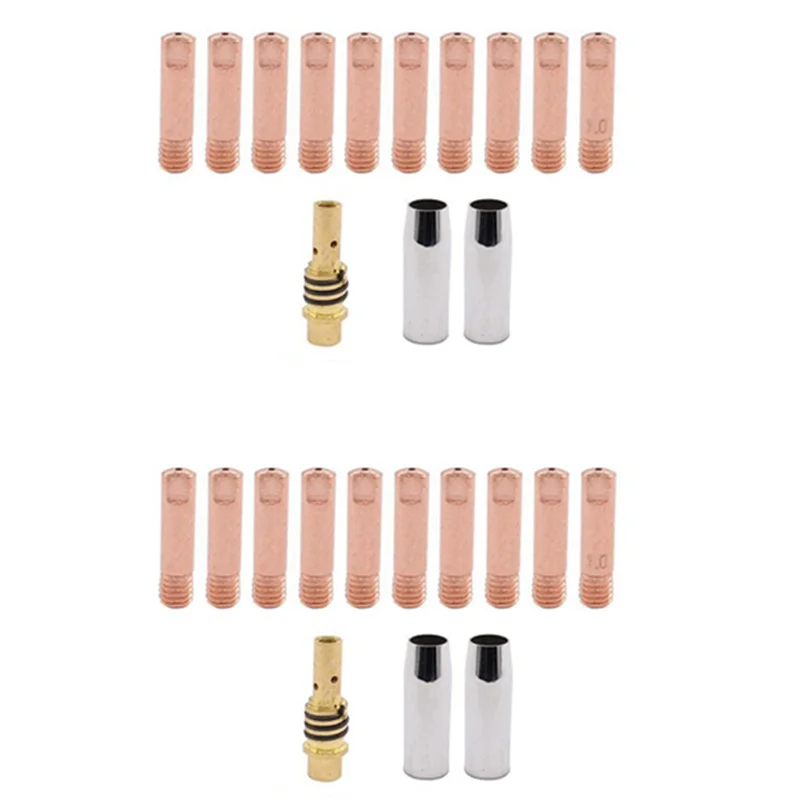 

ABMR-26 шт. 14AK расходные материалы для сварочной горелки 0,9 мм держатель газового сопла MIG горелки 15AK MIG сварочная горелка