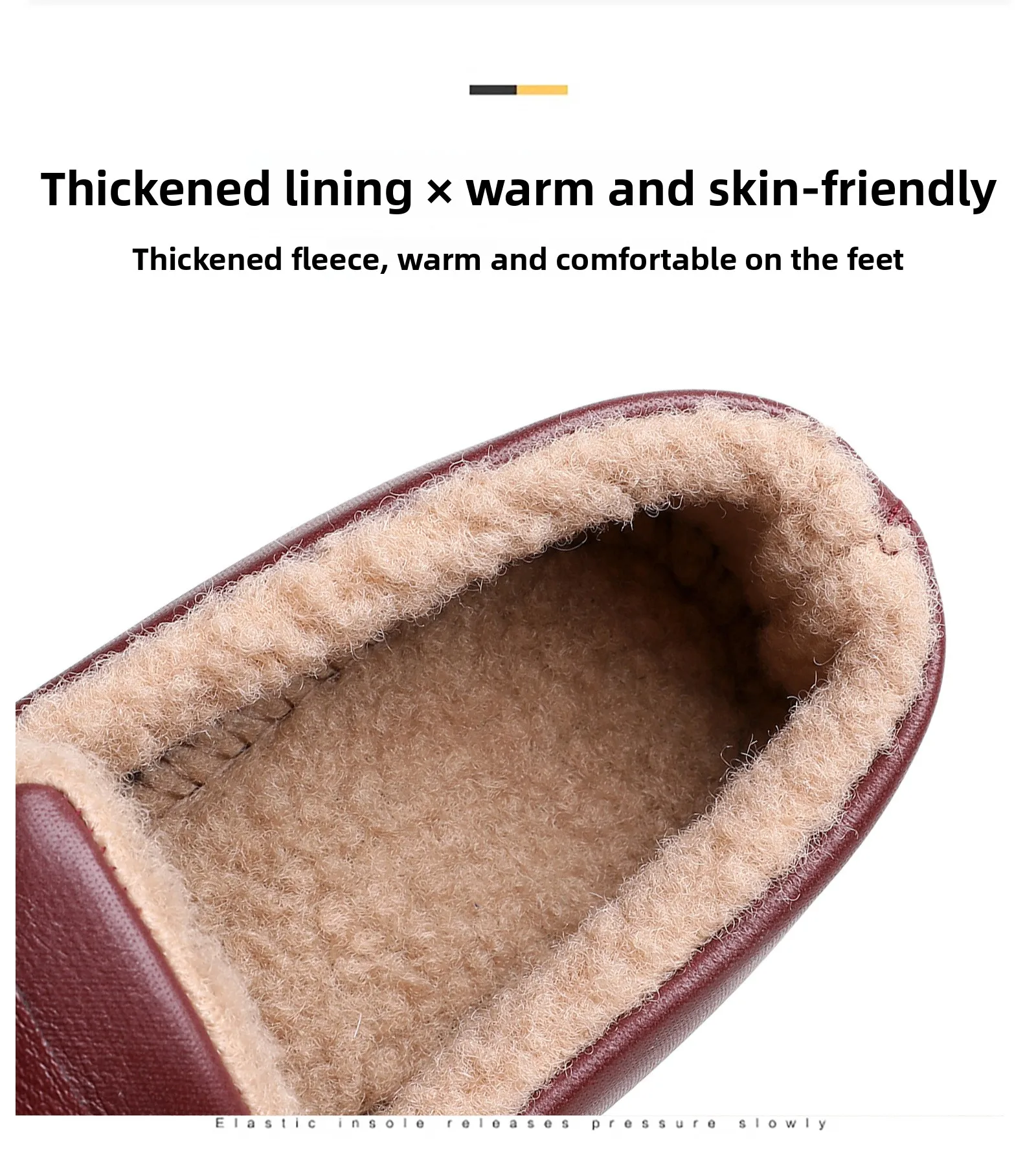 Damen-Winterschuhe, neue rutschfeste, wasserdichte Baumwollstiefel, beliebte modische Freizeit-Baumwollschuhe – Detail 6