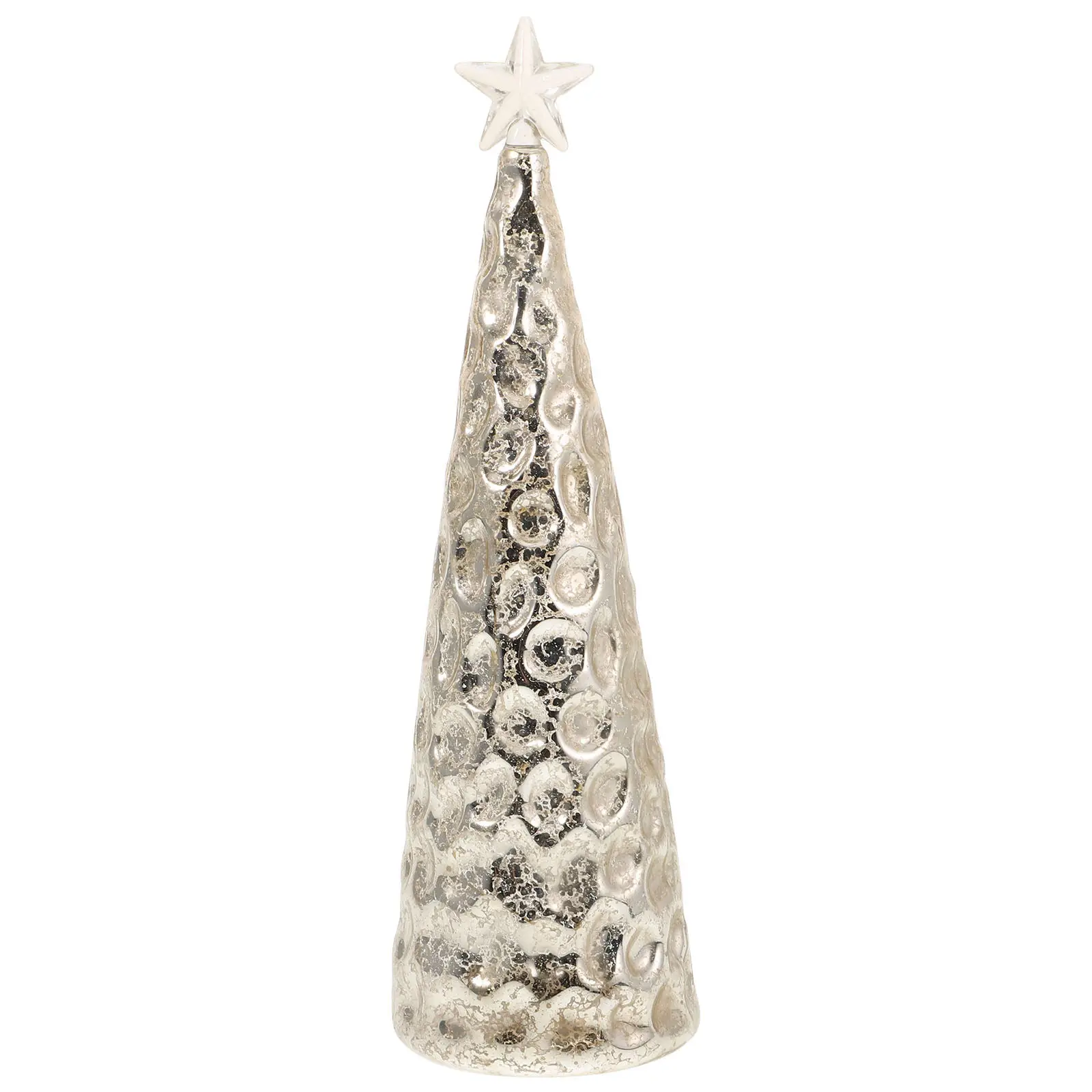 Christmas Tree Night Light Small LED Desktop Lamp Glass Table Bedside Lamp Color Changing Home Bedroom Decor LED Light Tree