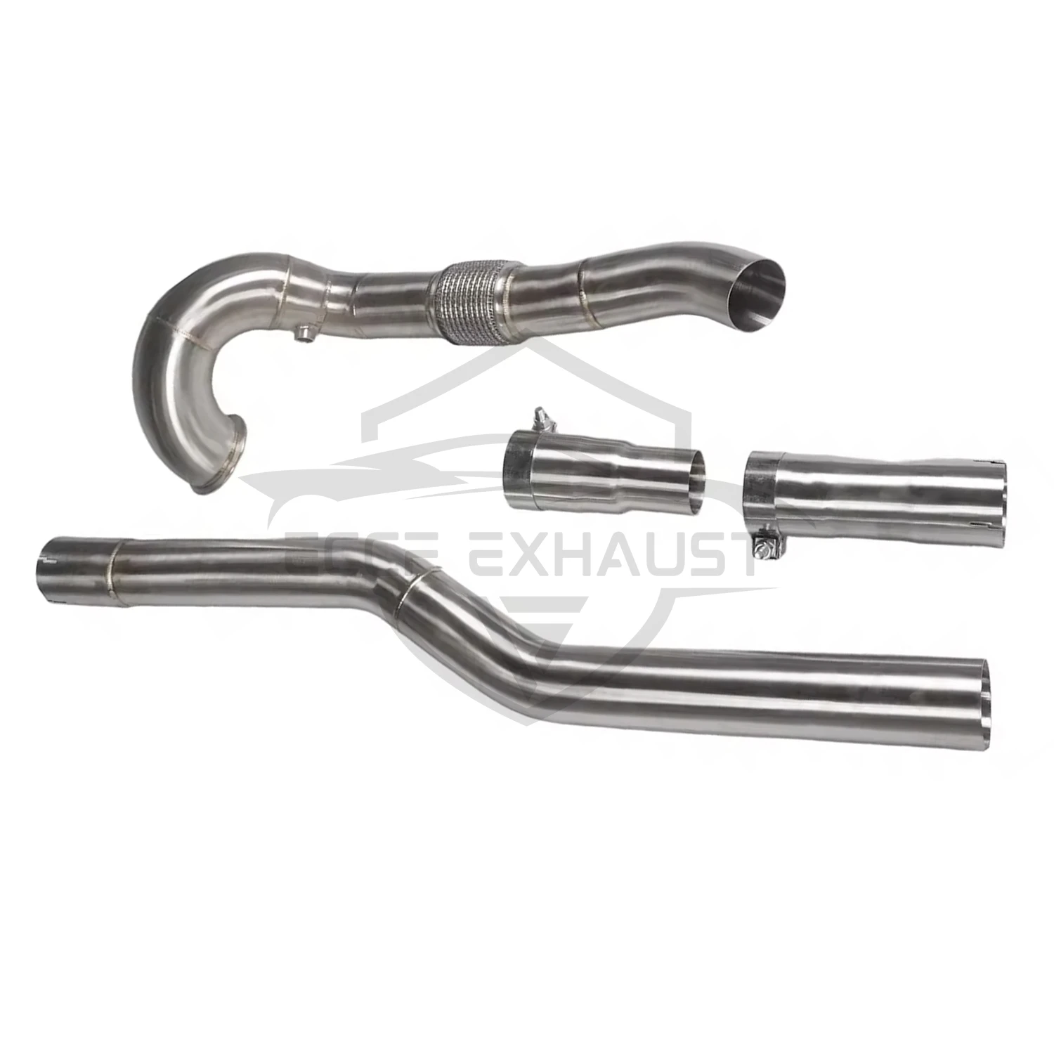 

Stainless Steel Sports Front Pipe For Audi S3 2.0T Nice Collectr Aggressive Exhaust Sound High Flow Performance Upgrade