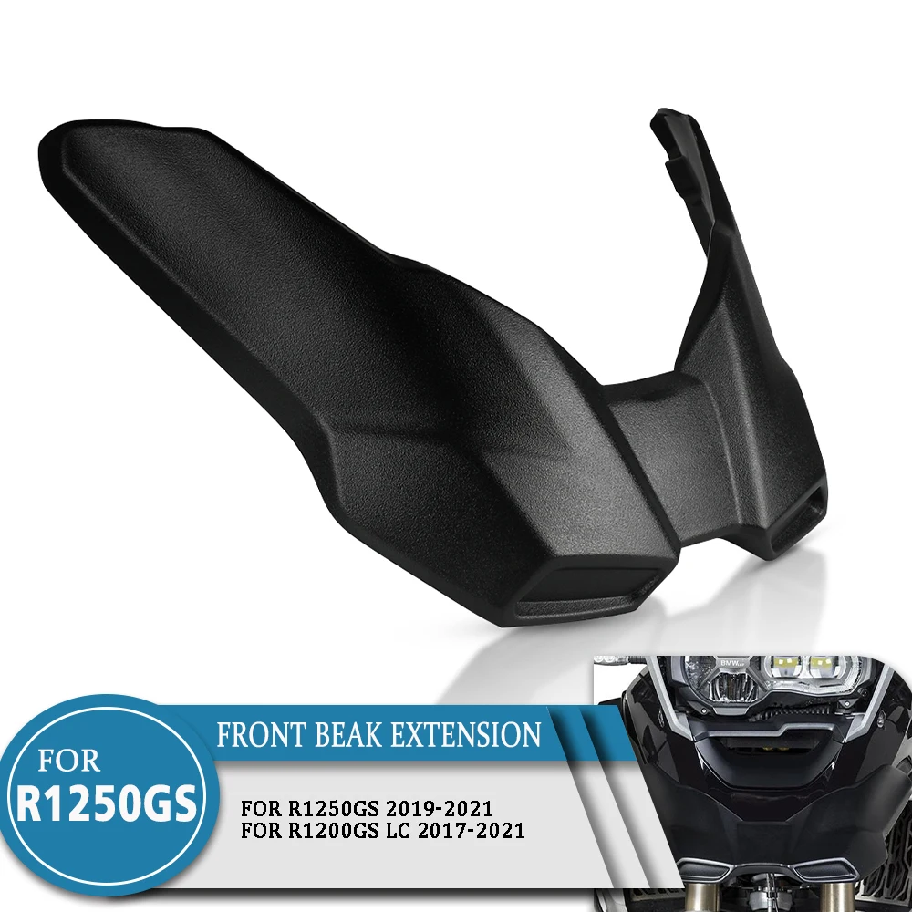 

FOR BMW R1250GS R1200GS LC 2017 2018 2019 2020 20121 Front Wheel Upper Cover Hugger Fender Beak Nose Cone Extension R1200 GS