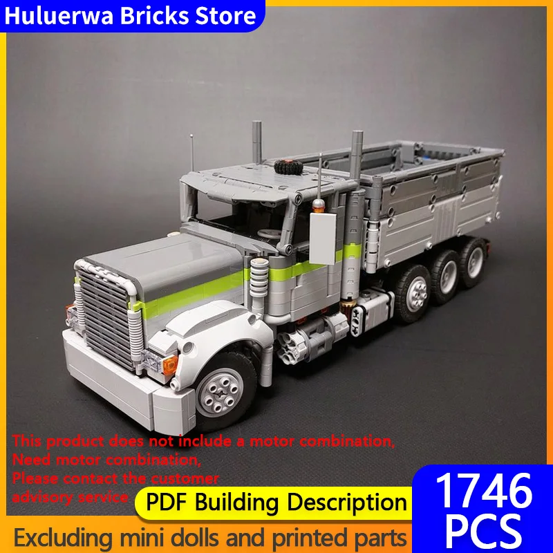 

City Car Model MOC Building Bricks Heavy-Duty Dump Truck Modular Technology Gifts Holiday Assemble Children Toys Suit