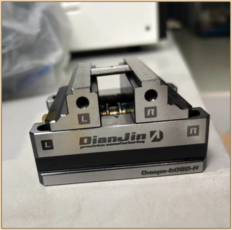 4-5-Axis Fixture Self-centering Vise Positive and Negative Quick Clamping 2-8 Inches DJ-6080H Self Centering Vise