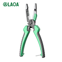 Professional Electrician Tool 8 Function Wire Stripper Crimper Pliers Cable Stripping Tool Taiwan Made LAOA Brand