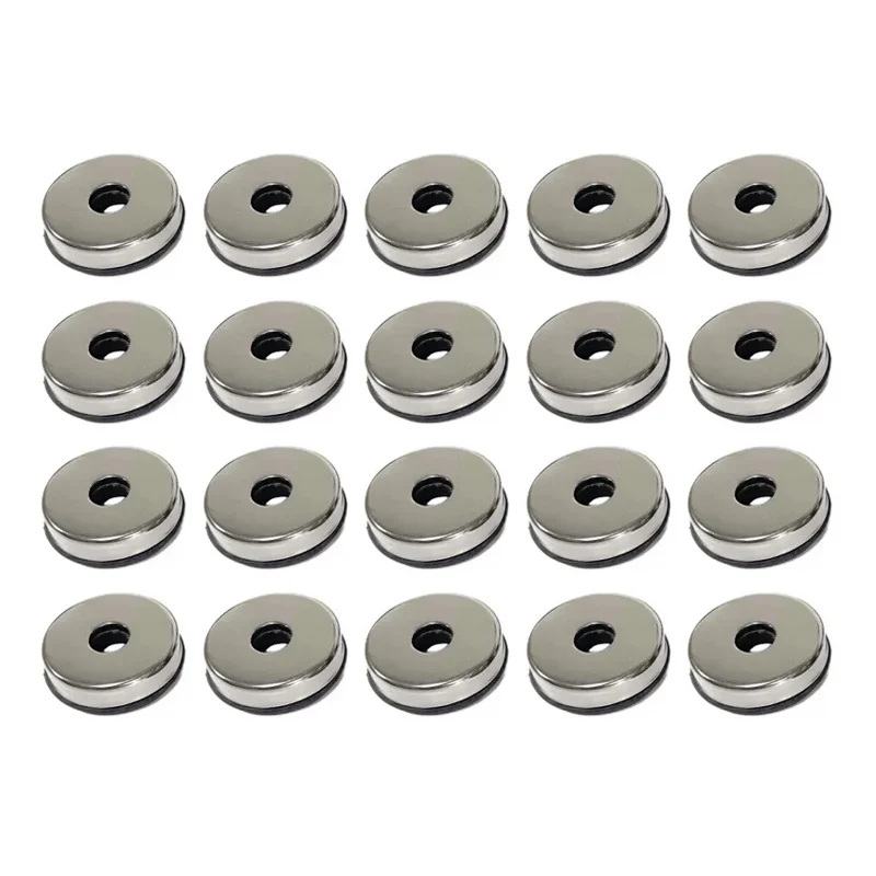 

Антивибрационные опоры из нержавеющей стали 304 с резиновыми накладками 43 мм для станков, верстаков и мебели, комплект из 20 штук