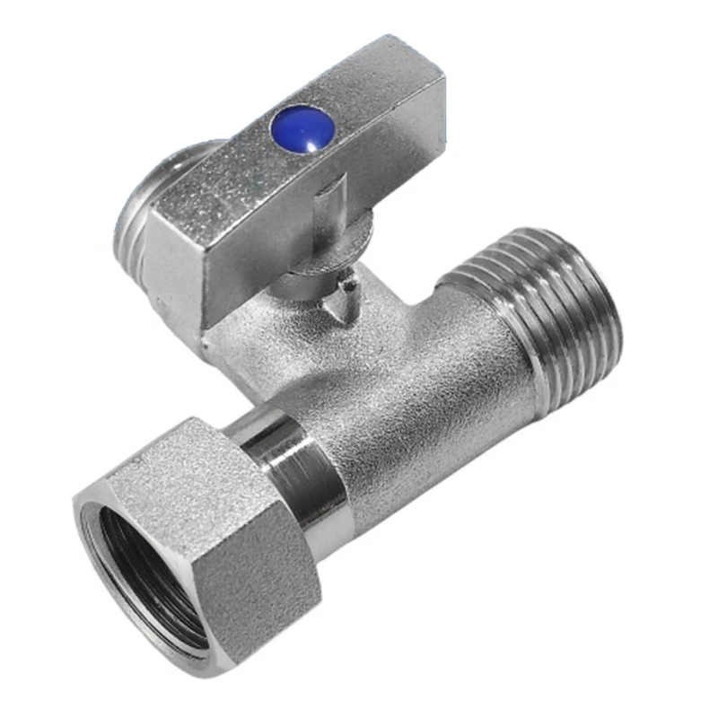

Steel Angle Stop Valves Universal Stop Valves 1/2inch Thread Valves for washlets Bidet & Dishwasher Installation KXRE