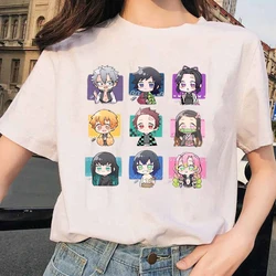 女性のための漫画プリントTシャツ,カジュアルなルーズな半袖Tシャツ