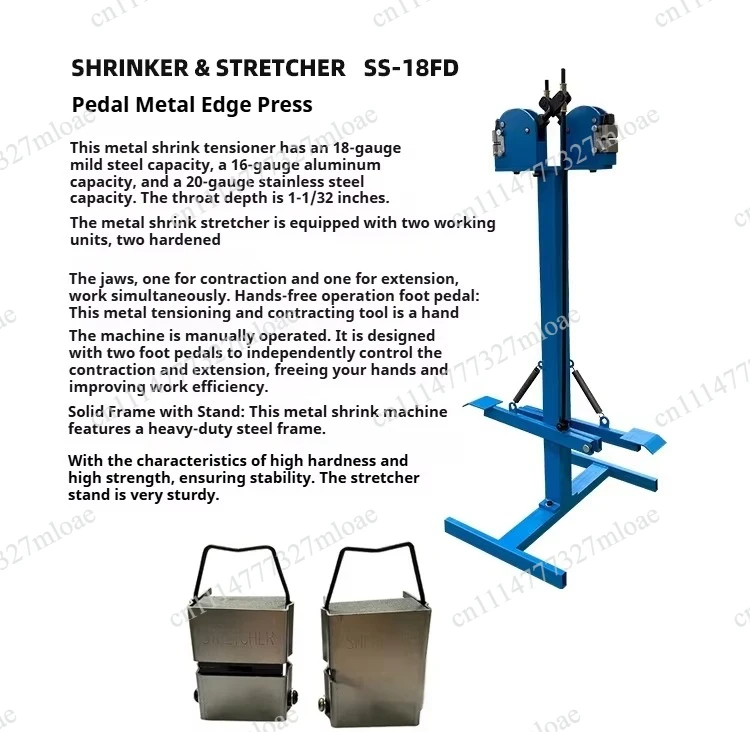 Metal shrink stretching machine SS-18FD metal forming shrink stretching  two-in-one plate bending