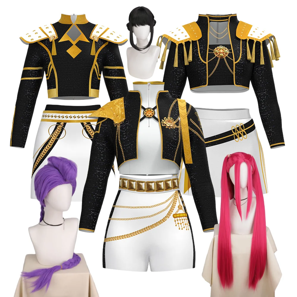 أزياء أنيمي زوي ميرا رومي التأثيرية شعر مستعار أسود للهالوين لملابس النساء