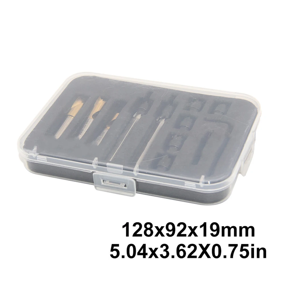For Repair Work Countersink Bit Set Cobalt Drill Bits 13pcs Welding Drill Kit Alloy Steel Applications Flat Shaft Design
