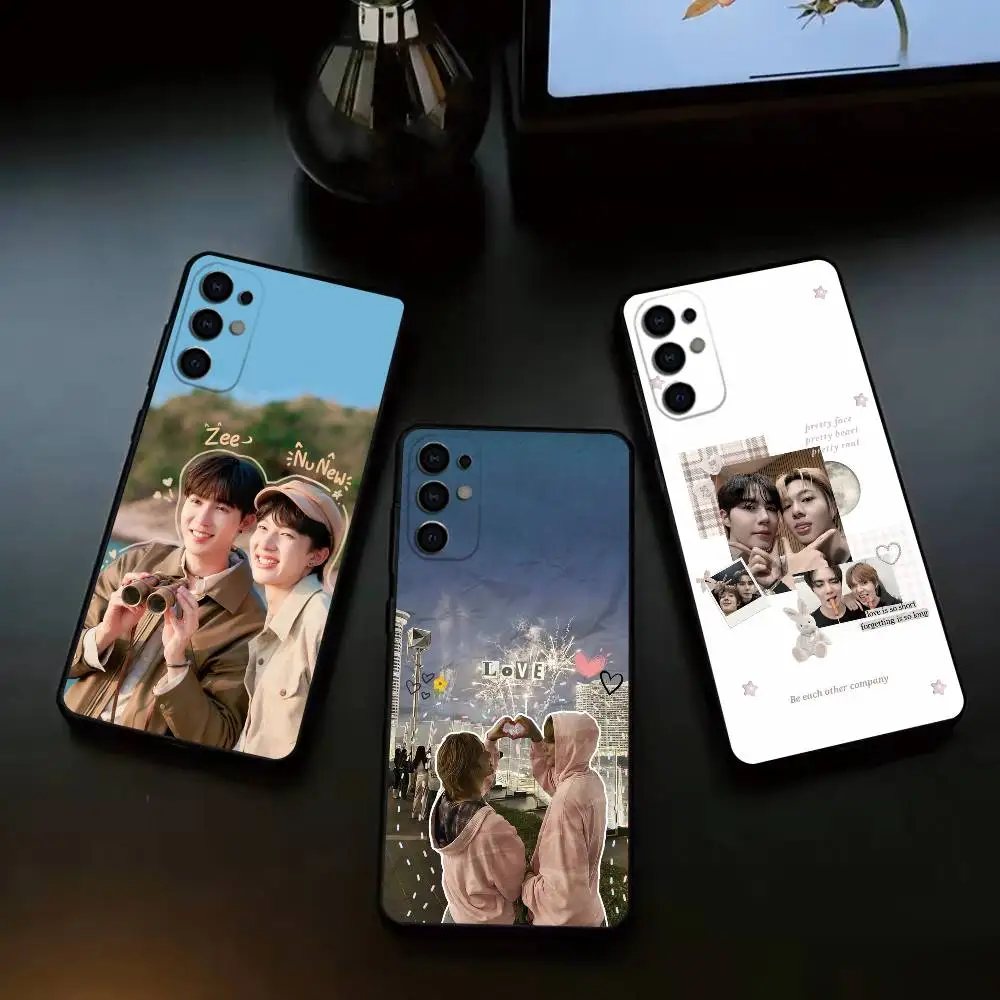ZeeNuNew Zee Pruk NuNew cutie pie Phone Case For Samsung S26,S25,S24,S23,S22,S21,S30,Ultra,Plus,Fe,Lite,Note,10,Black Cover