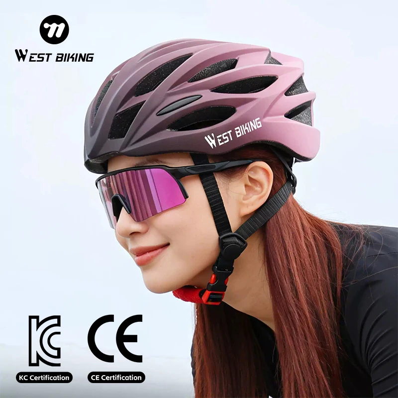 

WEST BIKING Men Women Bike Helmet Ultralight Aviation Hard Hat Capacete Ciclismo Cycling Helmet Cycling Outdoor Mountain Road