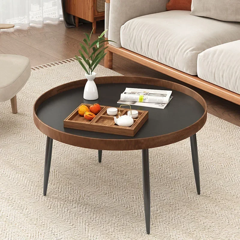 

Bedside Corner Coffee Table Living Room Round Terrace Coffee Table Mid-century Slinky Portable Muebles De Salon Home Furniture