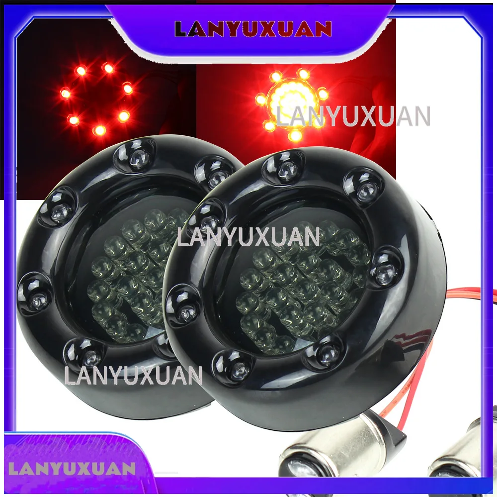2026 2-inch Motorcycle Turn Signal for for Touring Street Glide Electra Glide Softail Dyna V Rod LED