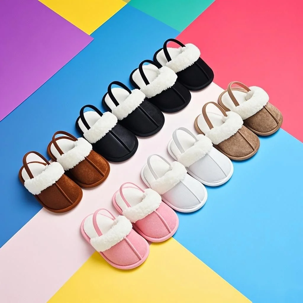 

New Spring and Autumn Star Embroidered Baby Girl ShoesPrincess Shoes with High-Quality Non-Slip Soft Sole ToddlerLearning Shoes