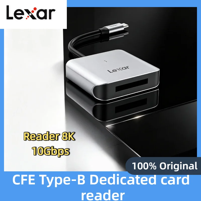 lexar-510u-type-b-cfexpressカードリーダー-usb-32-gen-2-type-c-8k-10gbps-cfeメモリーカード-最速4k-hd-plus-proユニット
