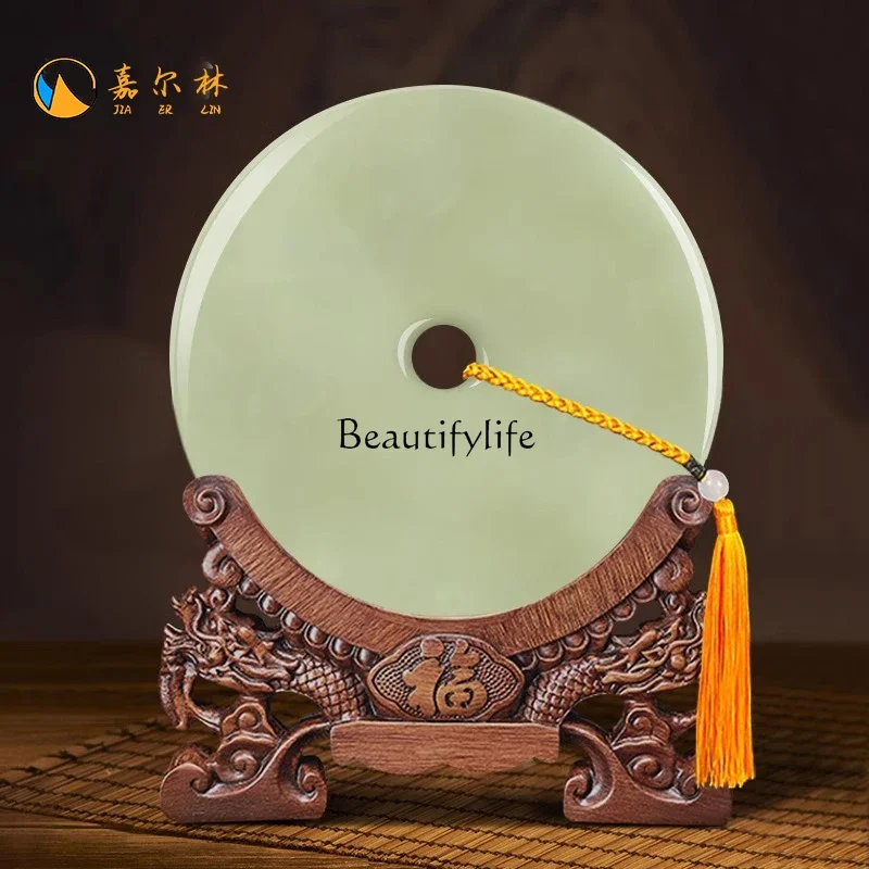 54Jade ornaments, living room Bogu frame, jade bi decorations, housewarming gifts