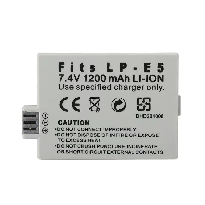 ，。for Canon EOS 450D 500D 1000D 2000D SLR camera charger LP-E5 battery，。