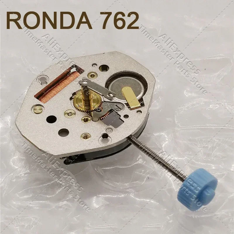 RONDA 762 High 3/5 Tube Movement H3/H5 Quartz Movement with Handle Replacement Repair Parts for Watchmakers