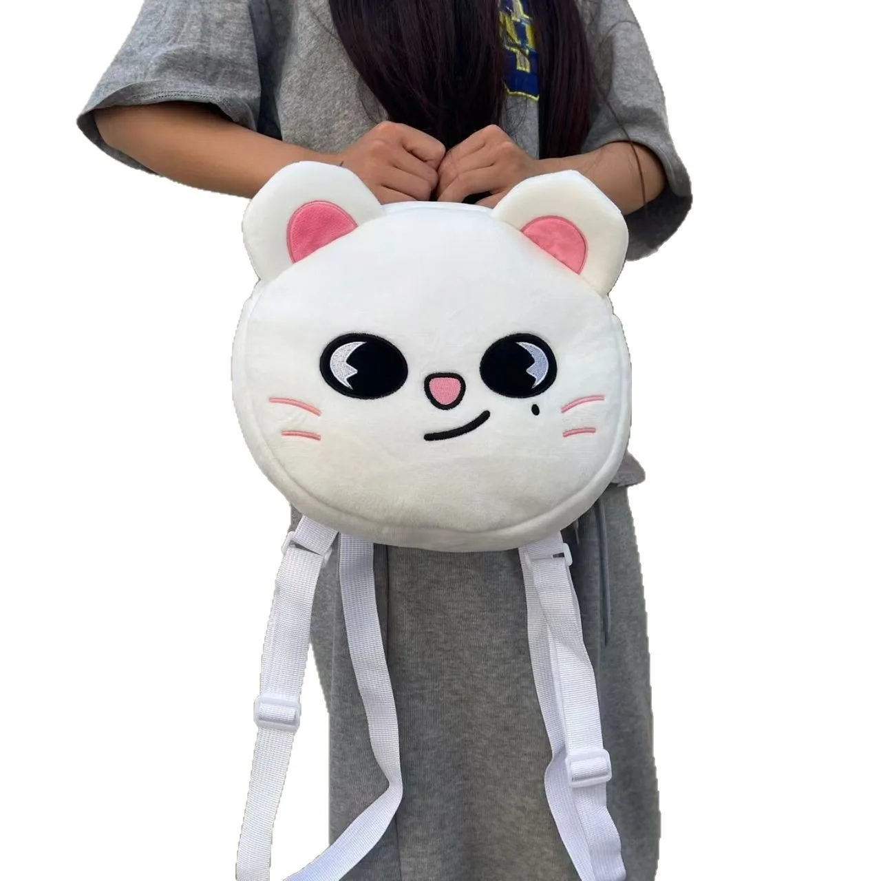 Straykids studentenrugzak Li Longfu Huang Xuanchen SKOO Mini pluche rugzak vakantiecadeau voor kinderen