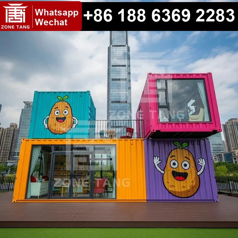 Creative Container Home Mobile House Prefab Shipping Container Homes Fast Installation Tiny Container Houses Construction DIY
