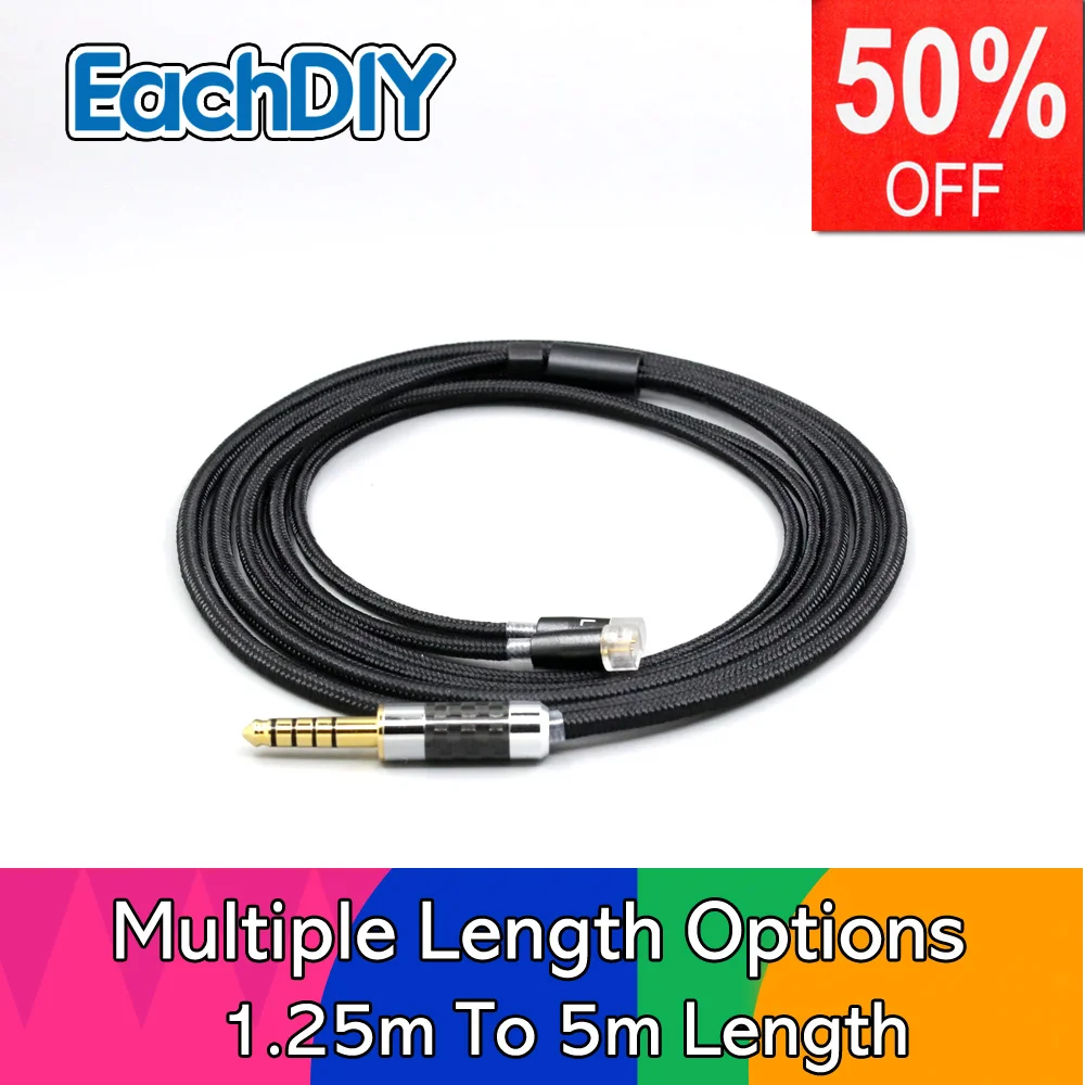

Super Soft Headphone Nylon OFC Cable For Sennheiser IE8 IE8i IE80 IE80s Metal Pin LN007552