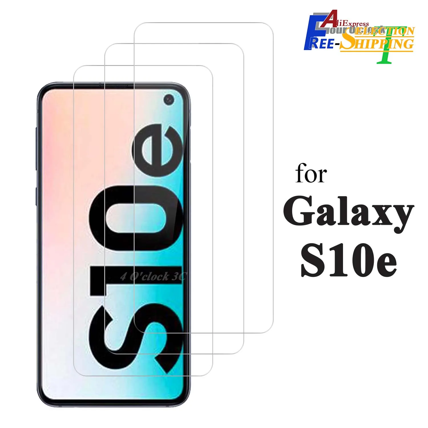 

For Samsung Galaxy S10e Tempered Glass Screen Protector Crystal Mica 9H Protective HD Clear Transparent Anti Scratch