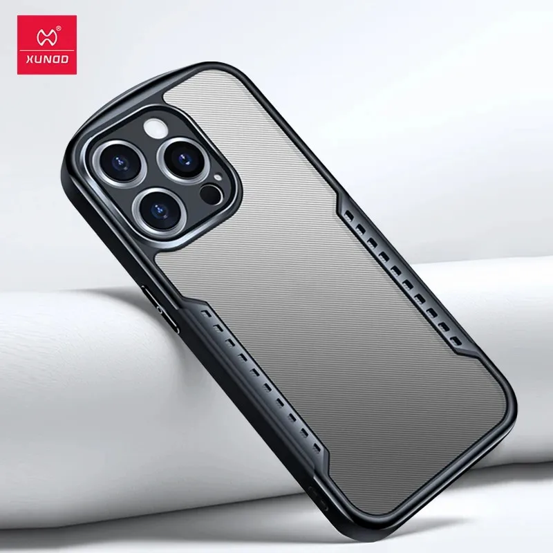 For iPhone 15 Pro Max /15 Pro Cooling Case Original XUNDD Beautiful Shockproof Airbags PC + TPU Gaming Heat Dissipation Bumper