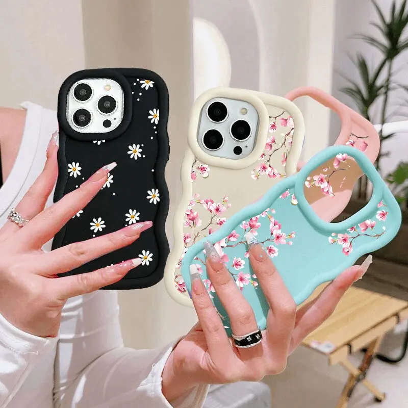 Funda Xiaomi Redmi Note 14 13 Pro - Diseño Floral Caramelo - imagen 3