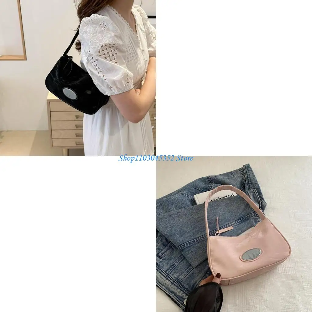 

Stylish Color Underarm Bag Casual Shoulder Handbag Armpit Purse for Women