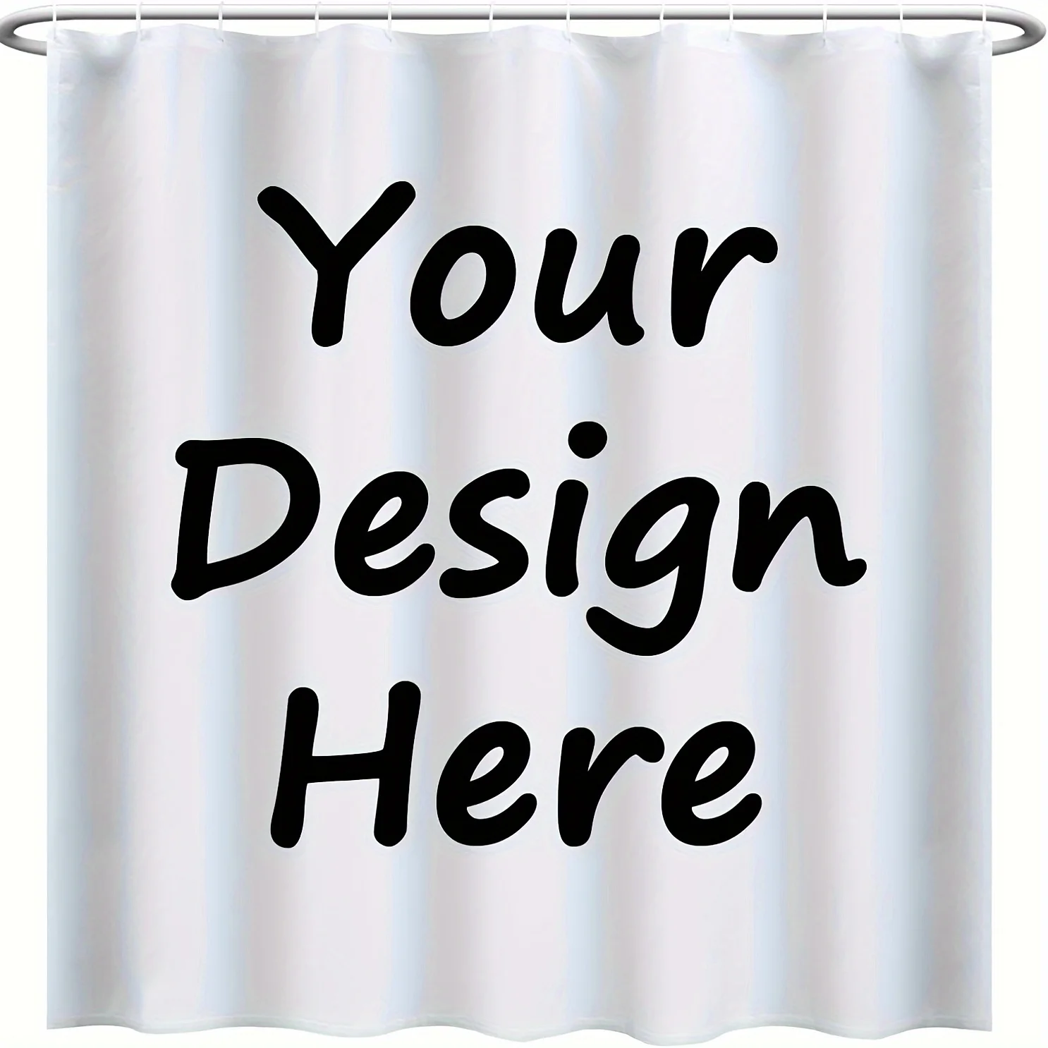 صورة مخصصة ستارة دش شخصية، طباعة ديكور المنزل على الطراز الحديث، ستارة حمام بوليستر مقاومة للماء مع خطاف مجاني