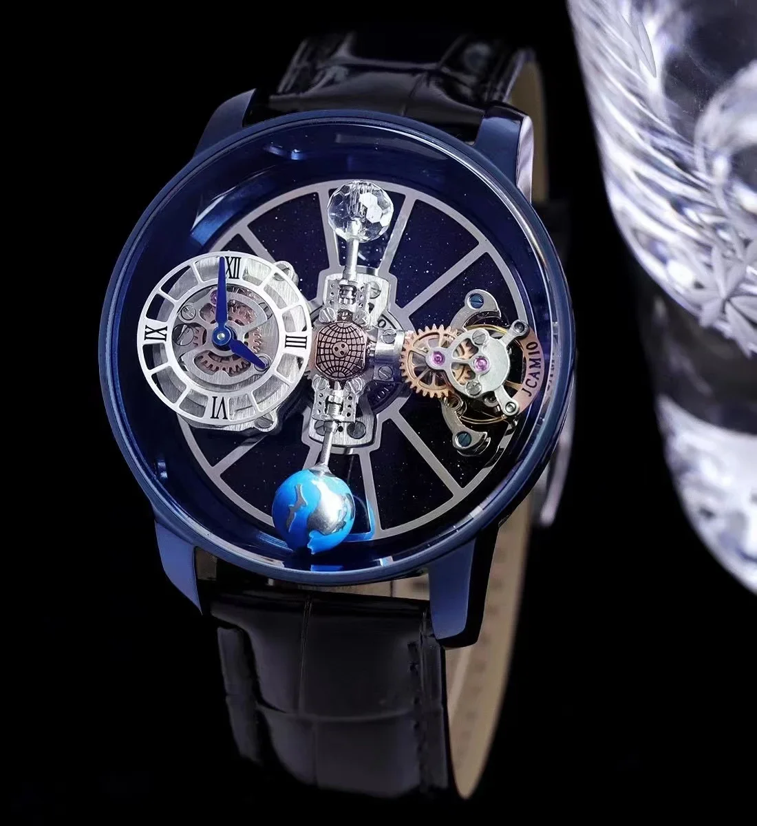 2023 New Celestial Tourbillon jacob All Star Large Plate Watch Waterproof Leisure Men\'s Multifunctional Watch  Not Rotate