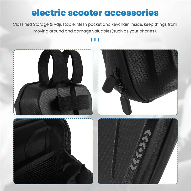 

A79E-3X 2.5L Electric Scooter Bag Scooter Handlebar Bag Waterproof Scooter Storage Bag For Universal Scooter Xiaomi