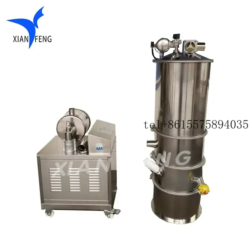 hot New Stainless Steel Adjustable Speed Granular Powder Conveyor Vacuum System Feeding Equipment for Manufacturing Plant