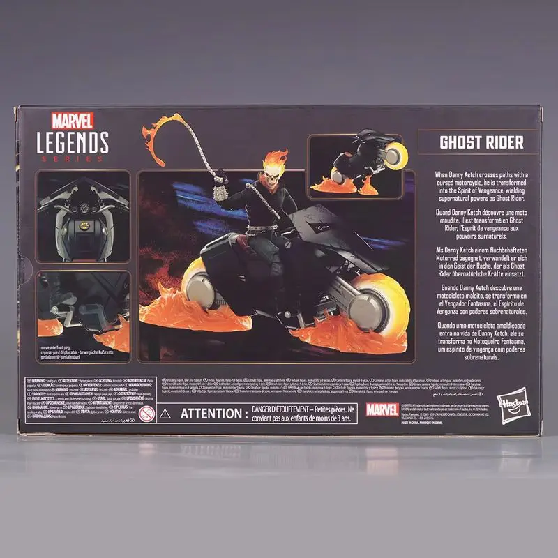 New The 85th Anniversary Legendary Series Ghost Rider Danny Ketch Movie Surrounding Action Figures Model Collection Toy Gift view 6